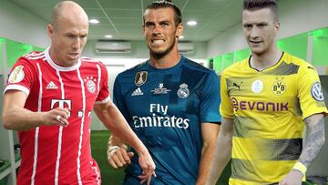 De Bale a Robben: los 7 futbolistas que más se lesionan