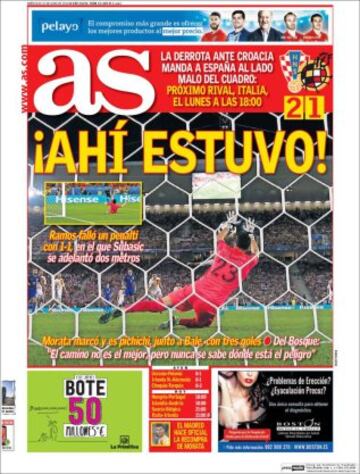 Portadas de la prensa mundial