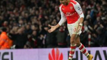 Alexis S&aacute;nchez fue elegido por los hinchas por tercer mes seguido como el mejor jugador de Arsenal.