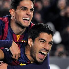 Bartra invita a Luis Suárez al Betis