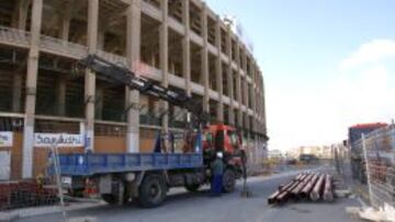 Imagen del Martínez Valero en la última remodelación del estadio, en 2006.
