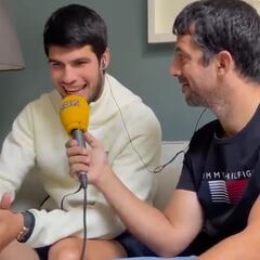 Watch Alcaraz’s humble reaction to Will Smith congratulating him