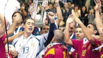 <b>DE ORO. </b>España celebró el pasado diciembre el título mundial.