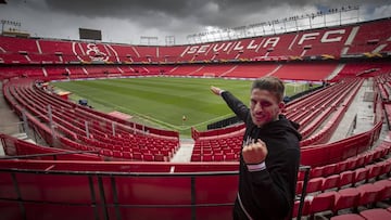 Carriço volvió a la convocatoria del Sevilla después de varias semanas de baja.