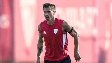 Alfon, con el Sevilla.