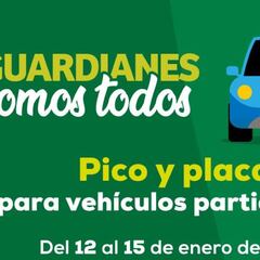 Pico y placa para particulares en Cali: nuevos cambios y cuándo iniciarán