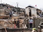 “La gente vive un infierno y ha perdido todo... uno ve el humo, pero no imagina lo que pasaron”