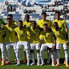 Formación posible de Colombia ante Italia en los cuartos de final del Mundial sub 20