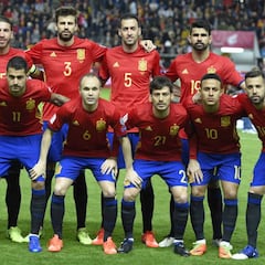 Busquets y Silva son el eje