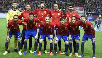 Este es el once que jugó ante Israel en Gijón, el equipo-base de la España de Lopetegui.