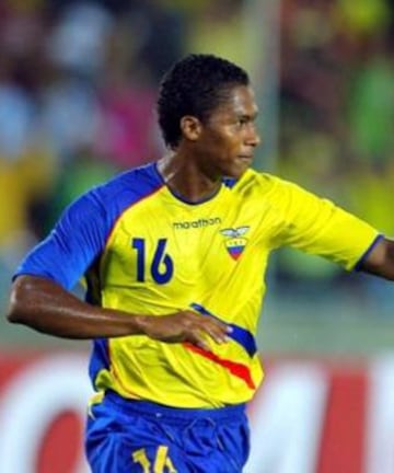 Luis Antonio Valencia era uno de los más jóvenes y no era titular. Ahora es jugador de Manchester United.