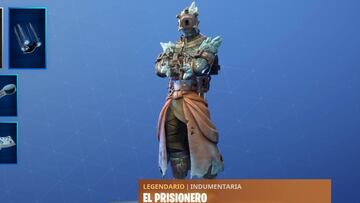 Así es El Prisionero, el skin de los desafíos de Nevada de la Temporada 7 de Fortnite Battle Royale