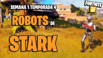 Desaf&iacute;o de Fortnite: &iquest;d&oacute;nde encontrar robots de Stark en lugares de aterrizaje del Patrullero Quinjet?