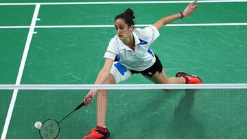 La jugadora española de bádminton Clara Azurmendi.