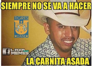 Los memes no paran de reír por la eliminación de Tigres y Xolos