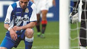 <b>HUNDIDO.</b> La garra de Pandiani no fue suficiente esta vez. El uruguayo marcó el gol que abrió el marcador, pero luego vino la avalancha.