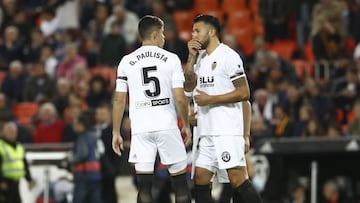 03/11/18 PARTIDO PRIMERA DIVISION 
 VALENCIA - GIRONA
 FIN DE PARTIDO 
 GABRIEL PAULISTA GARAY  TRISTEZA