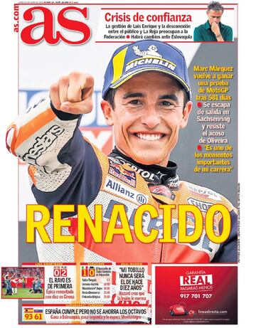 Las portadas de AS de junio