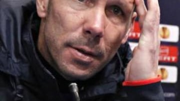 Simeone habló en la previa del partido contra el Besiktas.