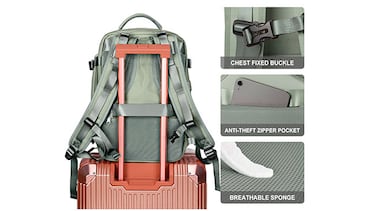 La mochila de viaje más vendida en Amazon incluye un puerto de carga USB
