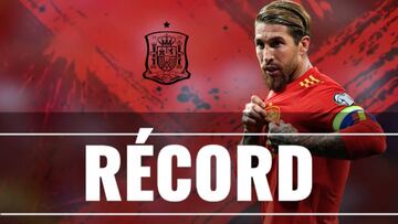 Sergio Ramos, nuevo récord con España