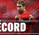 Sergio Ramos, nuevo récord con España