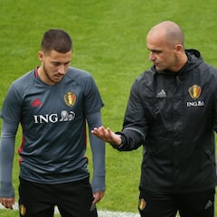 Roberto Martínez: "Hay que dejar de ser abrumadoramente negativos con Hazard"