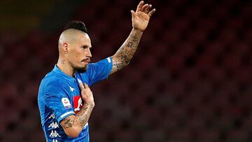 Hamsik su último partido con el Nápoles