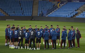 El entrenamiento de la Selección en Oslo en imágenes