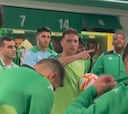 Con Pellegrini presente: la notable arenga en el camarín de Betis