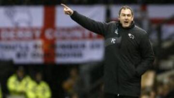 Paul Clement durante un encuentro con el Derby Country. 