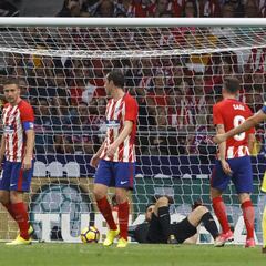 El Atlético no aguanta el 1-0