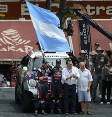 Nasser Al-Attiyah y Mathieu Baumel.