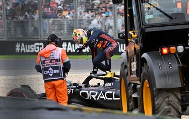 El desastroso fin de semana de Checo Pérez en el GP de Australia