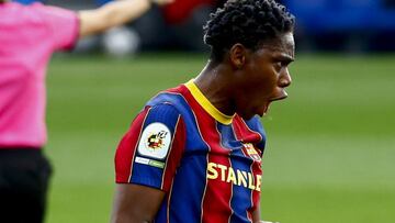 Oshoala, jugadora del Bar&ccedil;a. 