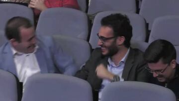 La alegría de los representantes del Unionistas al saber que les tocaba el Madrid