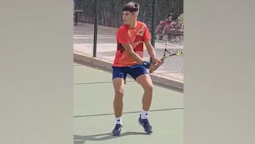 Jaime Alcaraz, hermano del cuatro veces campeón de Grand Slam, quiere seguir los pasos de Carlos. Estéticamente son idénticos.