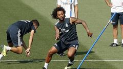 Marcelo en un entrenamiento. 