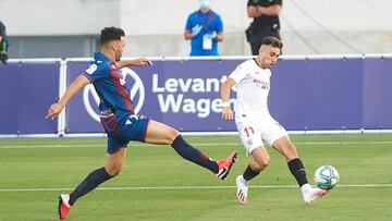 Munir, en la acción de la asistencia a De Jong.