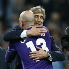 Pellegrini: "Estoy feliz por Caballero, se lo merece"