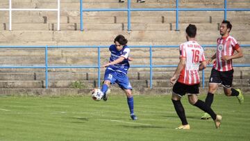 Imagen del partido entre el Avilés Stadium y el Siero.