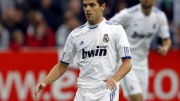 Gago, jugando en el Madrid.