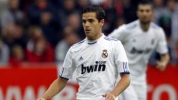 Gago, jugando en el Madrid.