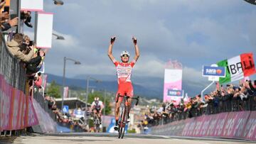 Masnada gana la etapa y Valerio Conti es el nuevo líder