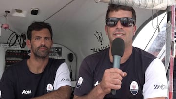 Oliver Herrera (Izqda.) y Carlos Hernández, seguirán en el trimará n 'Maserati' de Giovanni Solidini.