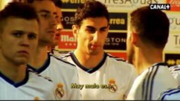 Rodríguez habla con Quini.