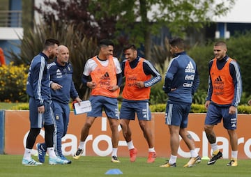 Buenos Aires 03 Octubre 2017
Eliminatorias Rusia 2018
Entrenamiento de la Selección Argentina previo al partido contra Peru, en el Predio Julio H Grondona.
Lionel Messi de Argentina
Foto Ortiz Gustavo