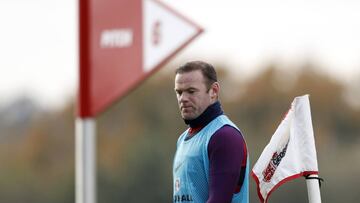 England&#039;s Wayne Rooney during training