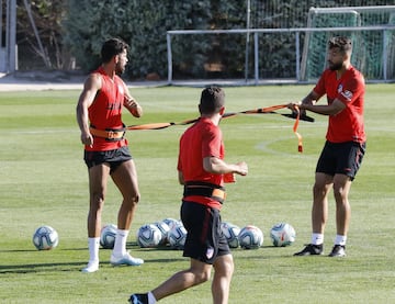 Diego Costa junto a Felipe. 