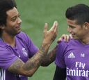 Zidane no convoca a James a Champions por una molestia